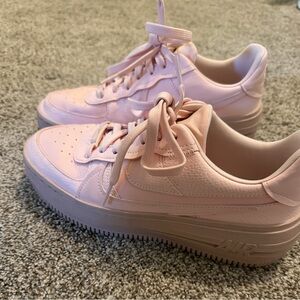 Nike AF1 Platform Pink Sneakers